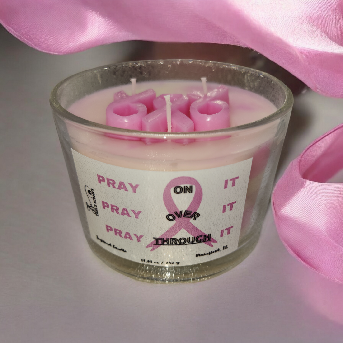 Breast Cancer Candle